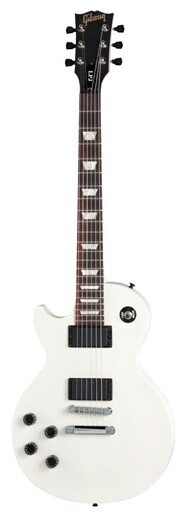 open zoom image for Gibson LPJ Les Paul Electric Guitar, Left-Handed (with Gig Bag), White
