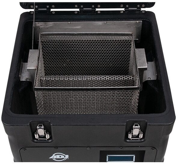 open zoom image for ADJ Entour Ice Low Lying Fog Machine with Hose, New, Open