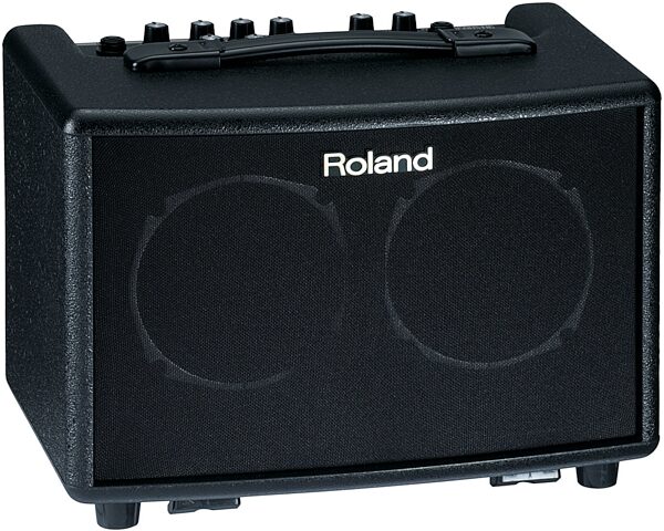 open zoom image for Roland AC-33 Acoustic Guitar Amp, Black, Angle 1