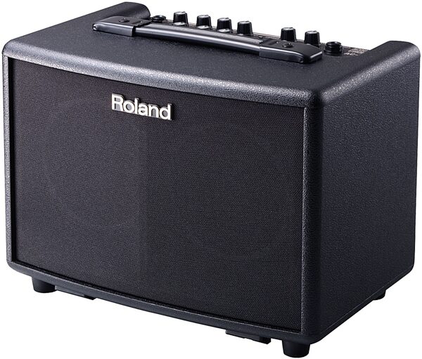 open zoom image for Roland AC-33 Acoustic Guitar Amp, Black, Angle 2