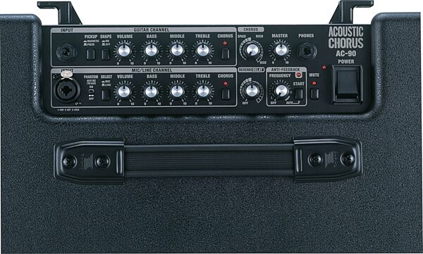 open zoom image for Roland AC-90 Acoustic Chorus Guitar Amplifier (2x45 Watts, 2x8"), Control Closeup