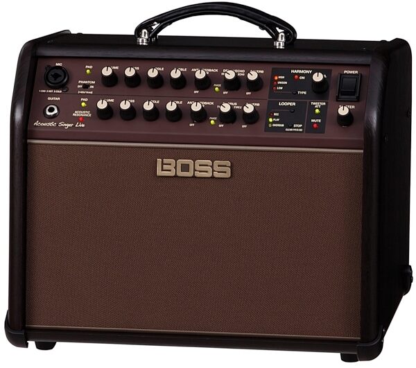 open zoom image for Boss Acoustic Singer Live Acoustic Guitar Amplifier, New, Angle II