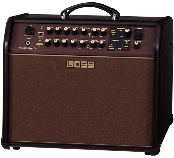 open zoom image for Boss Acoustic Singer Pro Acoustic Guitar Amplifier, New, Angle 2