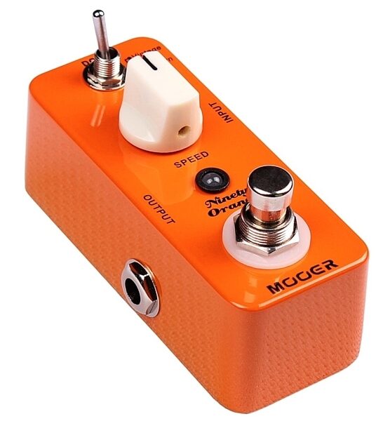open zoom image for Mooer Ninety Orange Phaser Pedal, Angle