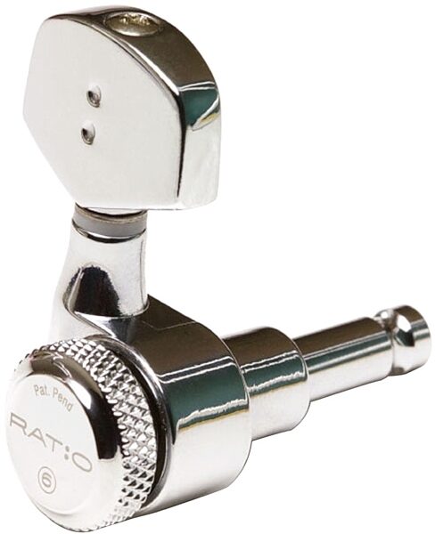open zoom image for Graph Tech Ratio Locking Guitar Tuners (3+3), Chrome, Chrome