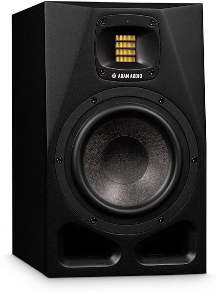 open zoom image for ADAM Audio A7V Active Studio Monitor, Single Speaker, Black, Angled Front