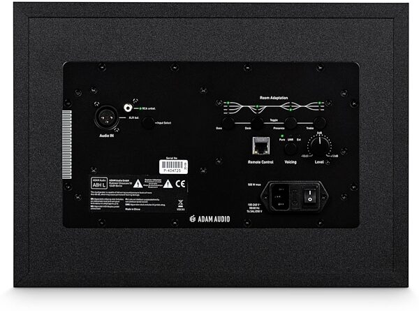 open zoom image for ADAM Audio A8H Active 3-Way Studio Monitor, Single Speaker, A8HL, Left Side, Rear detail Back