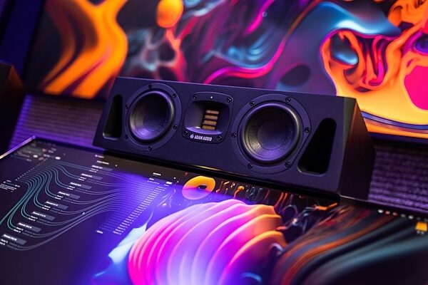 open zoom image for ADAM Audio A44H Active Studio Monitor, Single Speaker, In Use