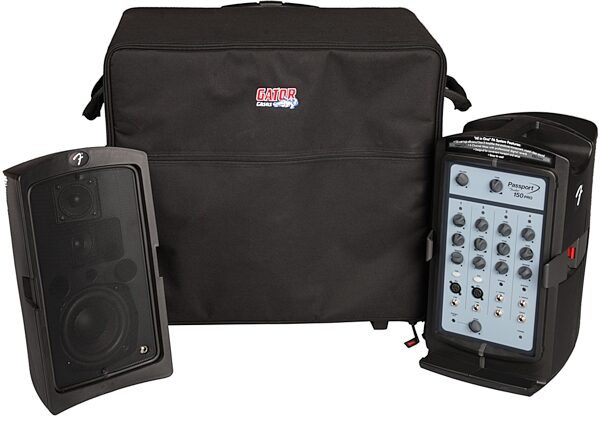 open zoom image for Gator G-PA TRANSPORT Passport PA System Rolling Case, Size Comparison