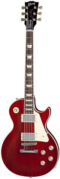 open zoom image for Gibson Les Paul Traditional Mahogany Satin Electric Guitar with Case, Cherry Satin