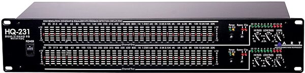 open zoom image for ART HQ231 Dual 31-Band Equalizer with Feedback Finder, Main
