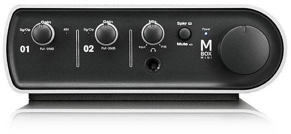open zoom image for Avid Mbox Mini USB Audio Interface (with Pro Tools Express), Front