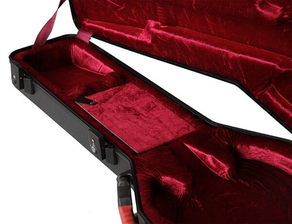 open zoom image for Gator GPESGTSA Gibson SG Electric Guitar Case, Compartment