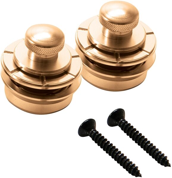 open zoom image for Hennessey NSL7200 Guitar Strap Locks, Gold