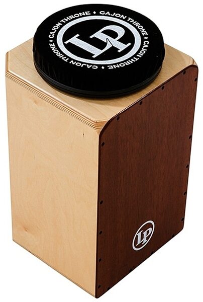 open zoom image for Latin Percussion LP1445 Padded Cajon Throne, New, In Use