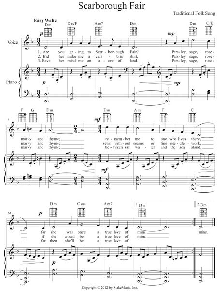 open zoom image for MakeMusic Finale SongWriter 2012 Notation Software, Lyrics View