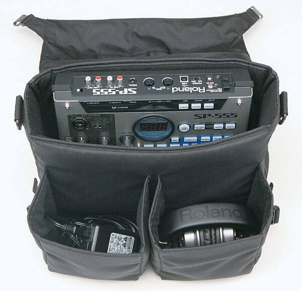 open zoom image for Roland CB-SP1 SP-555 Gig Bag, In Use Example