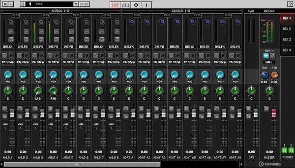 open zoom image for Steinberg UR824 USB Audio Interface, MixFX