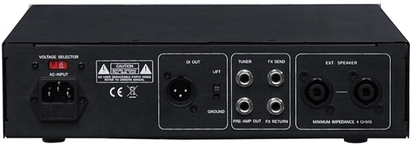 open zoom image for Phil Jones Bass D-600 Digital Bass Amplifier Head (600 Watts), Back