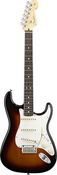 open zoom image for Fender American Standard Stratocaster Electric Guitar, with Rosewood Fingerboard and Case, 3-Color Sunburst