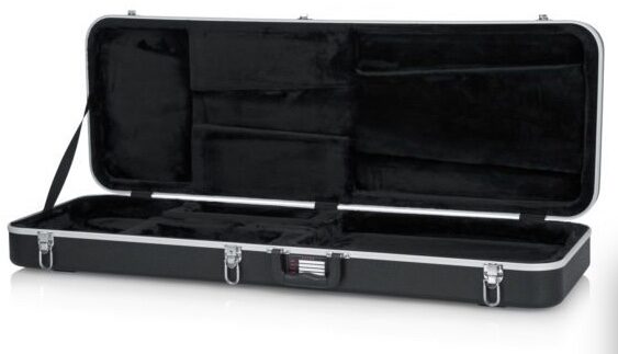 open zoom image for Gator GC-ELEC-XL Deluxe ABS Extra Long Fit-All Electric Guitar Case, New, ve