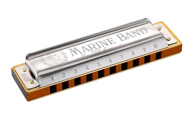 open zoom image for Hohner Marine Band 1896 Harmonica, Key of Natural G# Minor, Open Box (Like New), Right