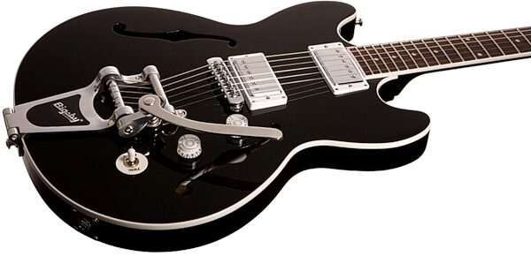 open zoom image for Gibson Midtown Standard Electric Guitar with Case, Ebony Closeup