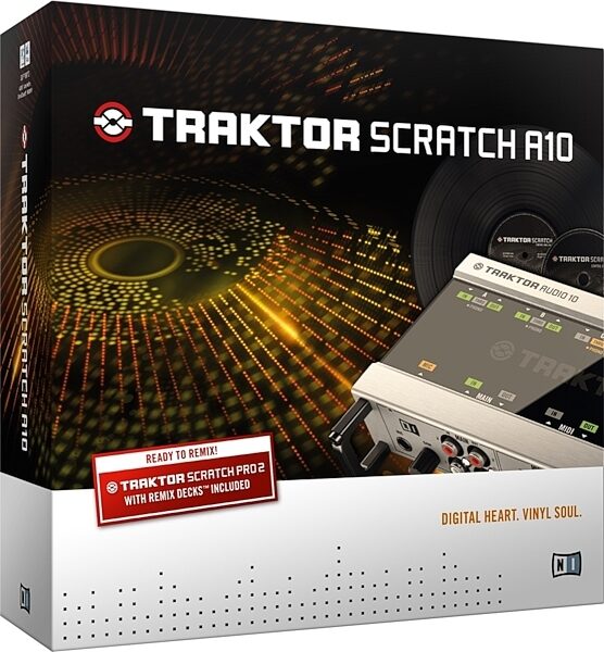 open zoom image for Native Instruments Traktor Scratch A10 USB DJ Audio Interface, Package