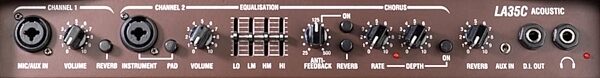 open zoom image for Laney LA35C Acoustic Guitar Amplifier (35 Watts, 2x6.5"), Control Panel