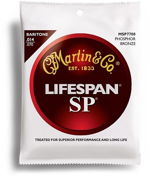 open zoom image for Martin SP Lifespan Baritone Acoustic Guitar Strings, MSP7700