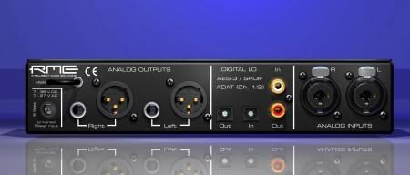 open zoom image for RME ADI2 24/192 2-Channel AD/DA Converter, Rear