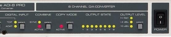 open zoom image for RME ADI8DS 8-Channel AD/DA and Format Converter, Detail 2
