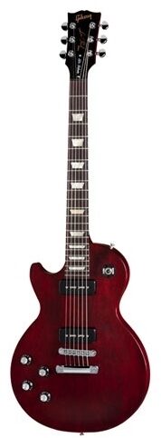 open zoom image for Gibson '50s Les Paul Tribute Electric Guitar, Left-Handed (with Gig Bag), Wine Red