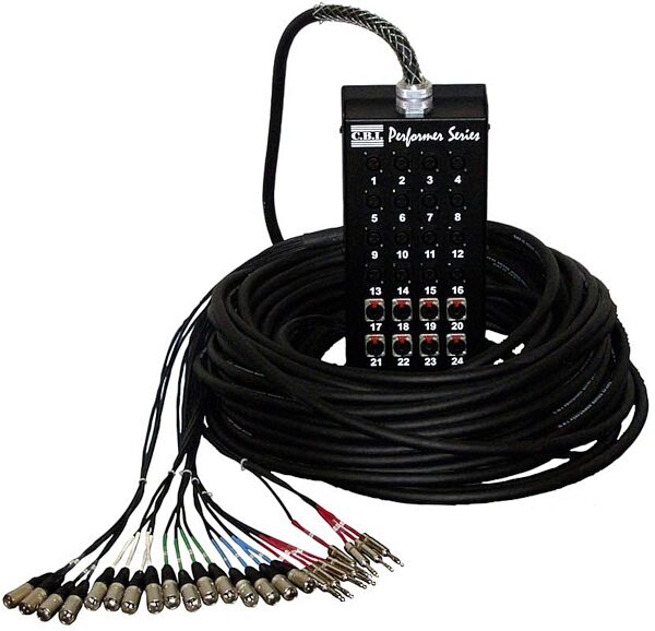 open zoom image for CBI 16X8 Audio Snake with Neutrik Connectors (XLR x 16, 1/4" TRS x 8), Main