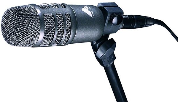 open zoom image for Audio-Technica AE2500 Dual Element Kick Drum Microphone, New, On Stand