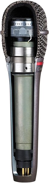 open zoom image for Audio-Technica AE4100 Artist Elite Cardioid Dynamic Microphone, New, Innards