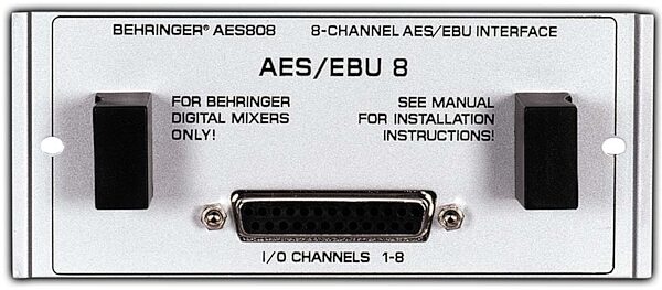 open zoom image for Behringer AES808 8-Channel AES EBU Interface for DDX3216, Main