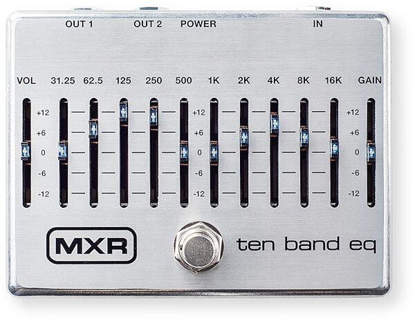 open zoom image for MXR M108S 10-Band Graphic EQ Pedal, New, Main