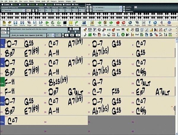 open zoom image for PG Music Band in a Box Pro 2012 Software, Windows Screenshot 2
