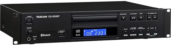 open zoom image for TASCAM CD-200BT Professional CD Player with Bluetooth, New, Left