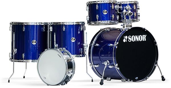 open zoom image for Sonor SSEEX22 Extreme Force 22 Drum Shell Kit (6-Piece), Blue Purple-