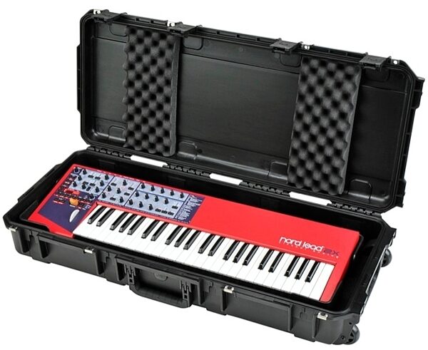 open zoom image for SKB 3i Series Waterproof Injection Molded Rolling Keyboard Case, 49-Key