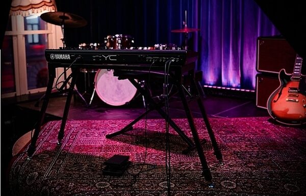 open zoom image for Yamaha YC61 Stage Keyboard, 61-Key, Black, In Use