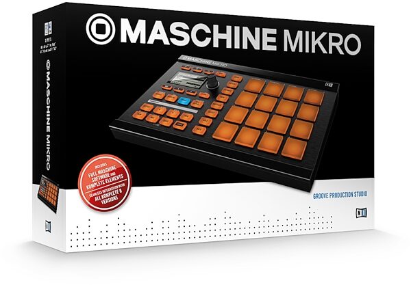 open zoom image for Native Instruments Maschine Mikro Groove Production Studio, Package