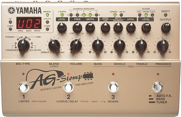 open zoom image for Yamaha AG Stomp Acoustic Guitar Preamp, Main