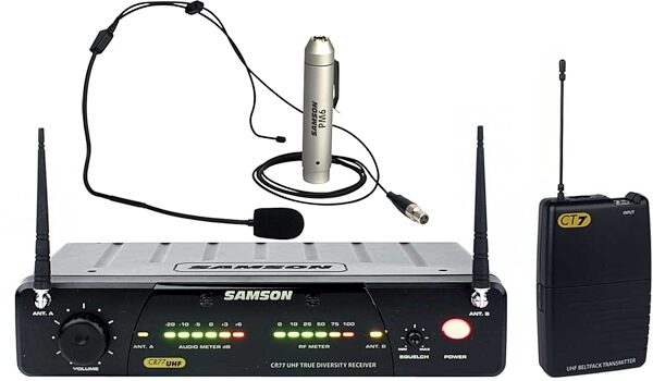 open zoom image for Samson Concert 77 UHF TD Wireless with QV10E Headset Transmitter, Main