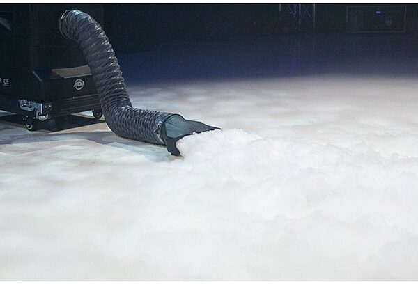 open zoom image for ADJ Entour Ice Low Lying Fog Machine with Hose, New, In Use
