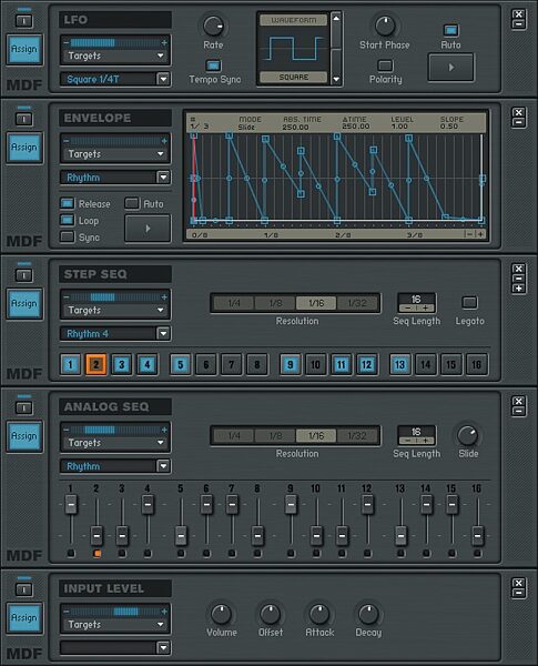 open zoom image for Native Instruments Guitar Rig Software Edition (Macintosh and Windows), Sound Modifiers