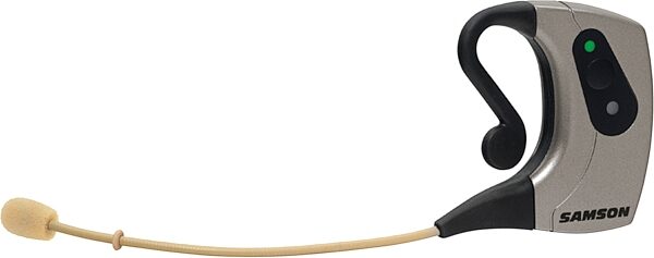 open zoom image for Samson AirLine Micro Pro Rechargeable Wireless Earset Microphone System, Band K (477.525 - 492.425 MHz), Open Box (Like New), Action Position Back