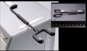 open zoom image for Wallacher Black Folding Amp Mount Guitar Hanger, On Amplifier